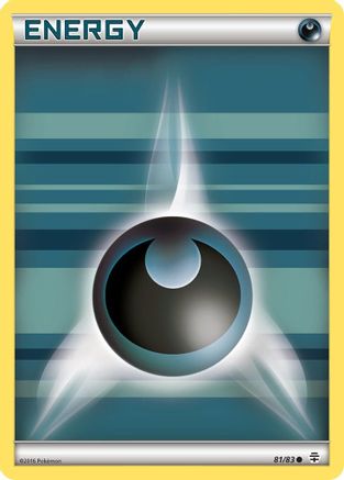 Darkness Energy 081/83 - Reverse Holofoil Generations - Common