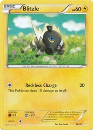 Blitzle (12) (12) 012 XY Trainer Kit Pikachu Libre & Suicune - Common