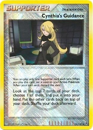 Cynthia's Guidance (League Promo) 136/147 - Reverse Holofoil League & Championship Cards - Promo