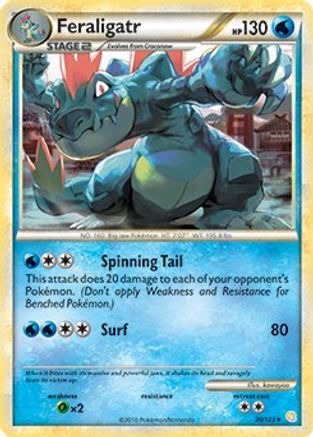 Feraligatr (Cosmos Holo) 020/123 - Holofoil Deck Exclusives - Holo Rare