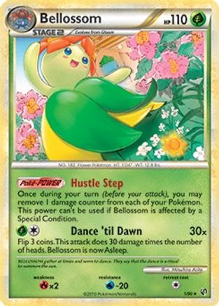 Bellossom (HGSS Undaunted) 001/090 Deck Exclusives - Rare