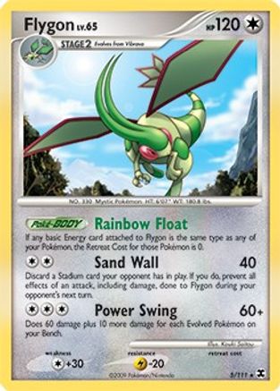 Flygon (DPPt Rising Rivals) 005/111 Deck Exclusives - Rare