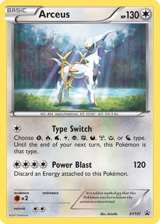 Arceus XY197 - Holofoil XY Promos - Promo