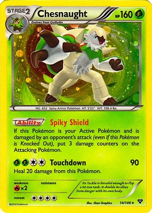 Chesnaught (Cosmos Holo) 014/146 - Holofoil Blister Exclusives - Promo