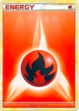 Fire Energy (2010 Unnumbered HGSS Style Non (2010 Unnumbered HGSS Style Non-Holo) League & Championship Cards - Promo