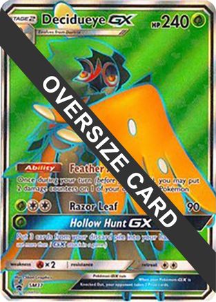 Decidueye GX (SM Black Star Promo) SM37 - Holofoil Jumbo Cards - Promo