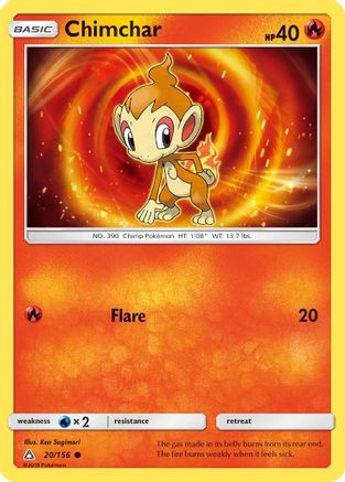 Chimchar (20) (20) 020/156 SM Ultra Prism - Common