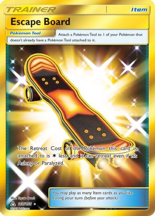 Escape Board (Secret Rare) 167 - Holofoil SM Ultra Prism - Secret Rare