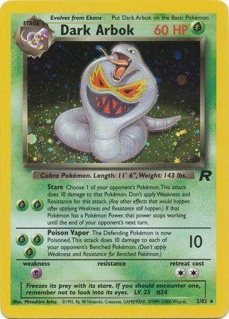 Dark Arbok (2) (2) 002/82 - Unlimited Holofoil Team Rocket - Holo Rare