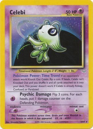 Celebi (3) (3) 003/64 - Unlimited Holofoil Neo Revelation - Holo Rare