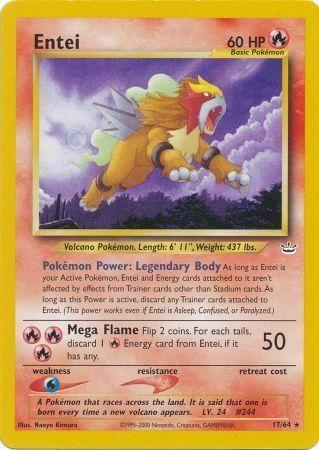 Entei (17) (17) 017/64 - Unlimited Neo Revelation - Rare