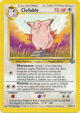 Clefable (17) (17) 017/64 - Unlimited Jungle - Rare