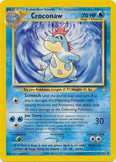 Croconaw (31) (31) 031/111 - Unlimited Neo Genesis - Uncommon