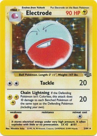 Electrode (2) (2) 002/64 - Unlimited Holofoil Jungle - Holo Rare