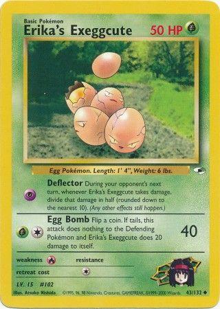 Erika's Exeggcute (43) (43) 043/132 - Unlimited Gym Heroes - Uncommon