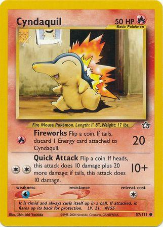 Cyndaquil (57) (57) 057/111 - Unlimited Neo Genesis - Common