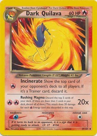 Dark Quilava 039/105 - Unlimited Neo Destiny - Uncommon