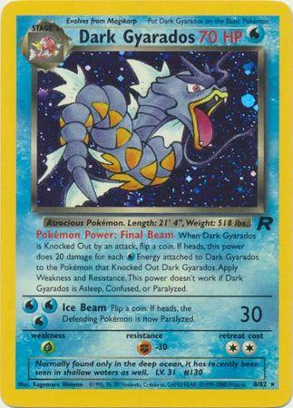 Dark Gyarados (8) (8) 008/82 - Unlimited Holofoil Team Rocket - Holo Rare