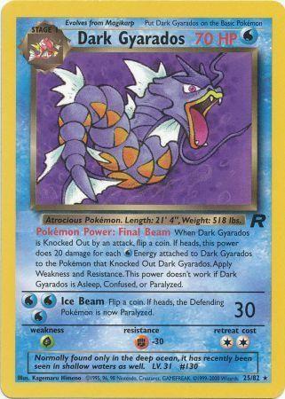 Dark Gyarados (25) (25) 025/82 - Unlimited Team Rocket - Rare