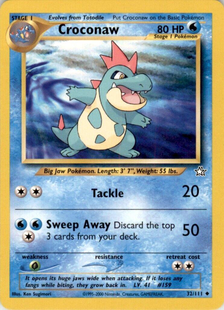 Croconaw (32) (32) 032/111 - Unlimited Neo Genesis - Uncommon