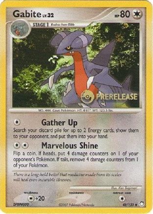 Gabite (Prerelease) 048/124 Diamond and Pearl Promos - Promo