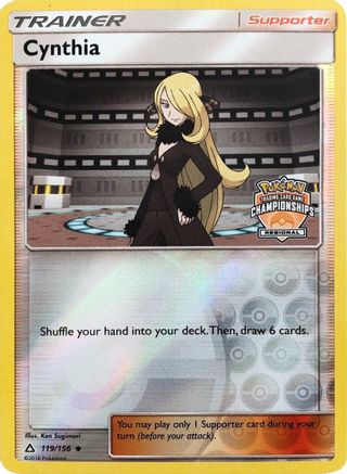 Cynthia (Regional Championships) 119/156 - Reverse Holofoil League & Championship Cards - Promo