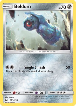 Beldum (93) (93) 093 - Reverse Holofoil SM Celestial Storm - Common