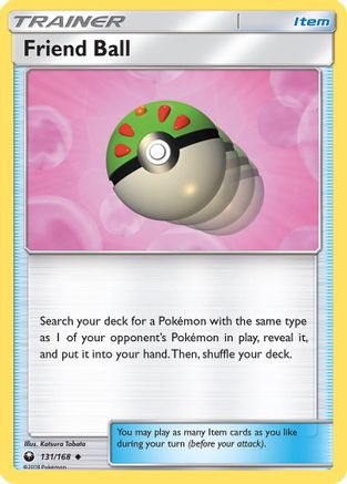 Friend Ball 131/168 - Reverse Holofoil SM Celestial Storm - Uncommon