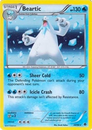 Beartic (Cracked Ice Holo) 030/98 - Holofoil Blister Exclusives - Promo