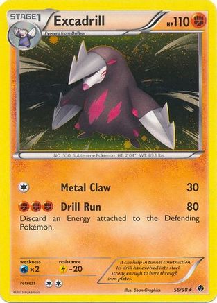 Excadrill (Cosmos Holo) 056/98 - Holofoil Blister Exclusives - Promo