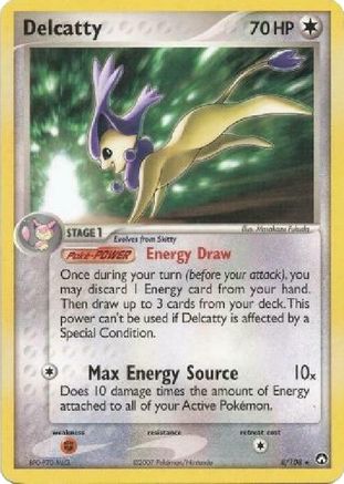 Delcatty (EX Power Keepers) 008/108 Deck Exclusives - Rare