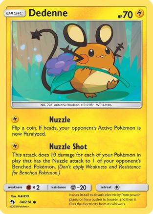 Dedenne (84) (84) 084/214 SM Lost Thunder - Common