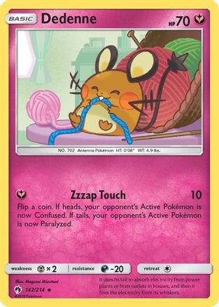 Dedenne (142) (142) 142/214 SM Lost Thunder - Uncommon