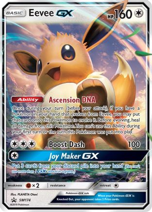 Eevee GX SM174 - Holofoil SM Promos - Promo