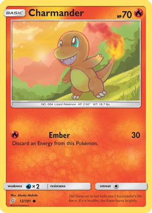 Charmander (12) (12) 012/181 SM Team Up - Common