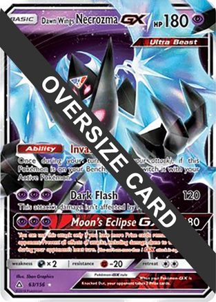 Dawn Wings Necrozma GX (Ultra Prism) 063/156 - Holofoil Jumbo Cards - Promo