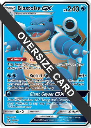 Blastoise GX (Black Star Promos) SM189 - Holofoil Jumbo Cards - Promo