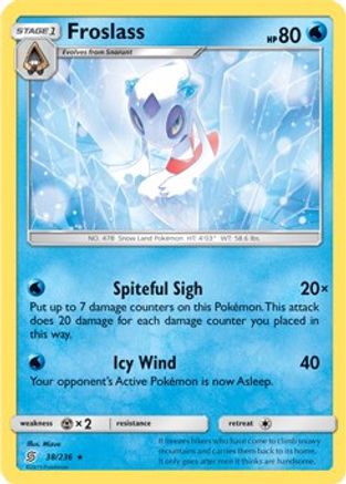 Froslass (SM Unified Minds) 038/236 Deck Exclusives - Rare