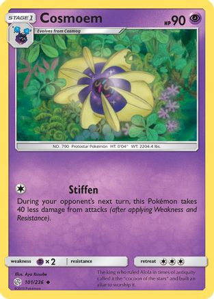Cosmoem 101/236 - Reverse Holofoil SM Cosmic Eclipse - Uncommon