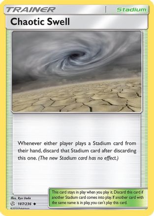 Chaotic Swell 187/236 SM Cosmic Eclipse - Uncommon
