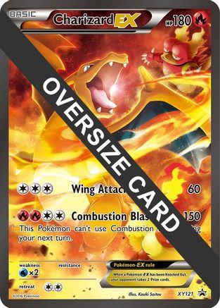 Charizard EX (XY Black Star Promos) XY121 - Holofoil Jumbo Cards - Promo