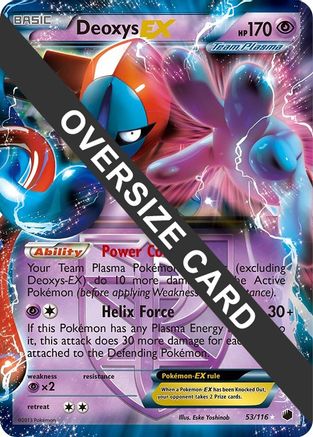 Deoxys EX (Plasma Freeze) 053/116 - Holofoil Jumbo Cards - Promo