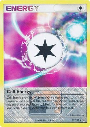 Call Energy (League Promo) 092/100 - Reverse Holofoil League & Championship Cards - Promo