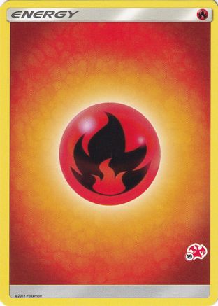 Fire Energy (#19 Charizard Stamped) (#19 Charizard Stamped) Battle Academy - Promo