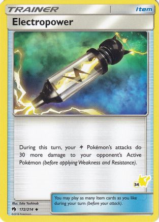 Electropower (#34 Pikachu Stamped) 172/214 Battle Academy - Promo