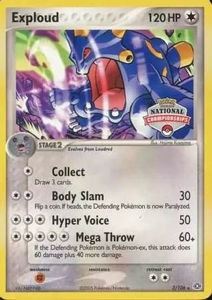 Exploud (National Championships) 003/106 League & Championship Cards - Promo