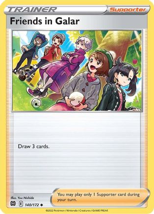 Friends in Galar 140/172 SWSH09 Brilliant Stars - Uncommon