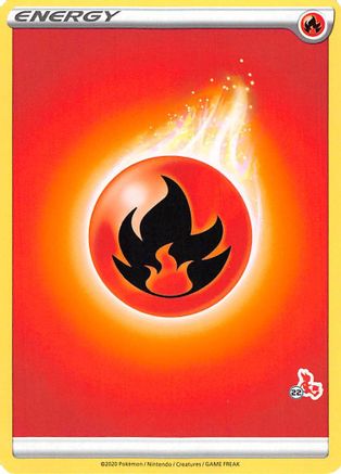 Fire Energy (#22 Cinderace Stamped) (#22 Cinderace Stamped) Battle Academy 2022 - Promo