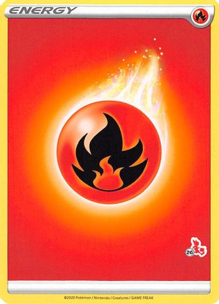 Fire Energy (#26 Cinderace Stamped) (#26 Cinderace Stamped) Battle Academy 2022 - Promo