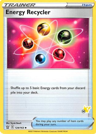 Energy Recycler (#32 Pikachu Stamped) 124/163 Battle Academy 2022 - Promo